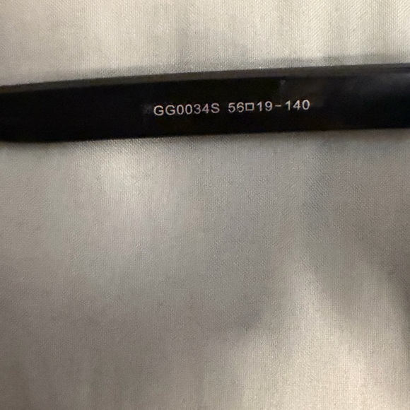 Authentic Gucci Black and Gold Sunglasses main image 5